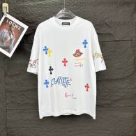 Chrome Hearts Short Round Collar T-shirt S-XL (61)