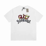 Balenciaga Short Round Collar T-shirt M-XXL (44)