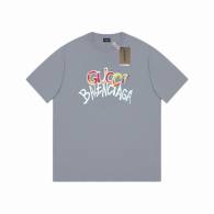 Balenciaga Short Round Collar T-shirt M-XXL (46)
