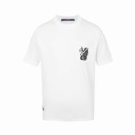 LV Short Round Collar T-shirt XS-L (438)