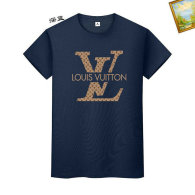 LV Short Round Collar T-shirt S-XXXXL (85)