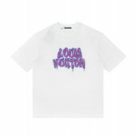 LV Short Round Collar T-shirt S-XL (99)