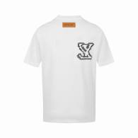 LV Short Round Collar T-shirt XS-L (415)
