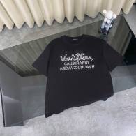 LV Short Round Collar T-shirt S-XL (77)