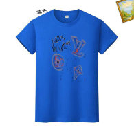 LV Short Round Collar T-shirt S-XXXXL (99)