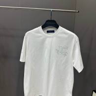 LV Short Round Collar T-shirt S-XL (194)