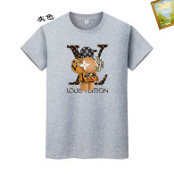 LV Short Round Collar T-shirt S-XXXXL (106)