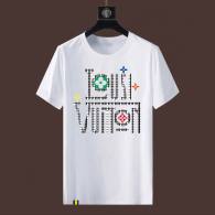 LV Short Round Collar T-shirt M-XXXXL (39)