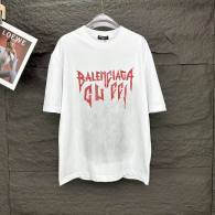 Balenciaga Short Round Collar T-shirt S-XL (208)