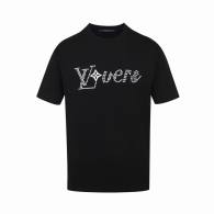 LV Short Round Collar T-shirt XS-L (404)