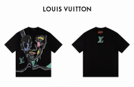 LV Short Round Collar T-shirt S-XL (70)