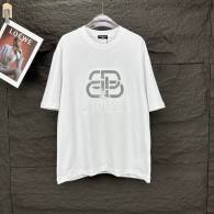 Balenciaga Short Round Collar T-shirt S-XL (255)