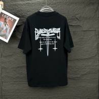 Balenciaga Short Round Collar T-shirt S-XXL (48)