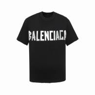 Balenciaga Short Round Collar T-shirt S-XL (317)