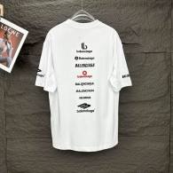 Balenciaga Short Round Collar T-shirt S-XL (205)