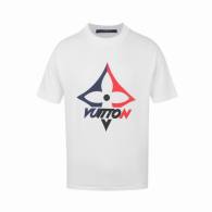 LV Short Round Collar T-shirt XS-L (400)