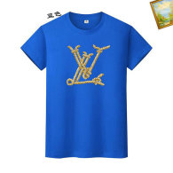 LV Short Round Collar T-shirt S-XXXXL (33)