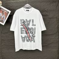 Balenciaga Short Round Collar T-shirt S-XL (219)
