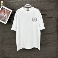 Balenciaga Short Round Collar T-shirt S-XL (252)