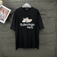 Balenciaga Short Round Collar T-shirt S-XL (216)