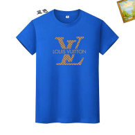 LV Short Round Collar T-shirt S-XXXXL (88)