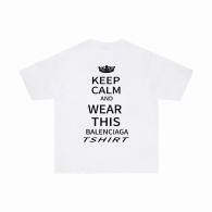 Balenciaga Short Round Collar T-shirt S-XXL (101)