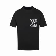 LV Short Round Collar T-shirt XS-L (412)