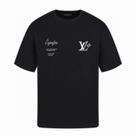 LV Short Round Collar T-shirt S-XL (147)