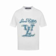 LV Short Round Collar T-shirt XS-L (395)