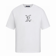 LV Short Round Collar T-shirt S-XL (146)