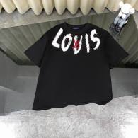 LV Short Round Collar T-shirt S-XL (83)