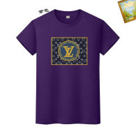 LV Short Round Collar T-shirt S-XXXXL (120)