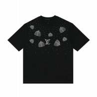 LV Short Round Collar T-shirt S-XL (103)