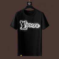 LV Short Round Collar T-shirt M-XXXXL (5)