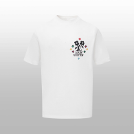 LV Short Round Collar T-shirt S-XL (131)