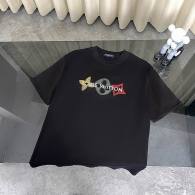 LV Short Round Collar T-shirt S-XL (75)
