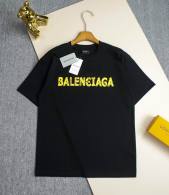 Balenciaga Short Round Collar T-shirt S-XXL (57)