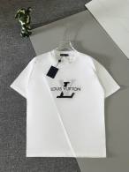 LV Short Round Collar T-shirt S-XL (123)