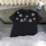 LV Short Round Collar T-shirt S-XL (82)