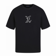 LV Short Round Collar T-shirt S-XL (145)