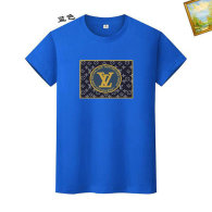 LV Short Round Collar T-shirt S-XXXXL (115)