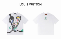 LV Short Round Collar T-shirt S-XL (71)