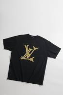 LV Short Round Collar T-shirt S-XL (171)