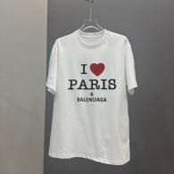 Balenciaga Short Round Collar T-shirt S-XL (307)