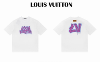 LV Short Round Collar T-shirt S-XL (60)