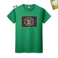 LV Short Round Collar T-shirt S-XXXXL (113)
