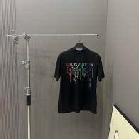 LV Short Round Collar T-shirt S-XL (198)