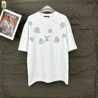 LV Short Round Collar T-shirt S-XL (90)