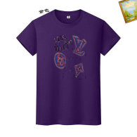 LV Short Round Collar T-shirt S-XXXXL (94)