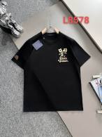 LV Short Round Collar T-shirt XS-L (206)
